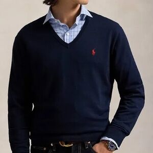 Vintage Ralph Lauren Sport Polo Logo Men’s Small Sweater